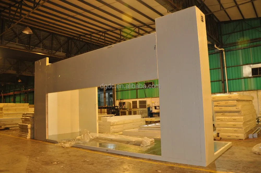 Glass Door Display Walk In Freezer Storage Cold Storage Refrigeration