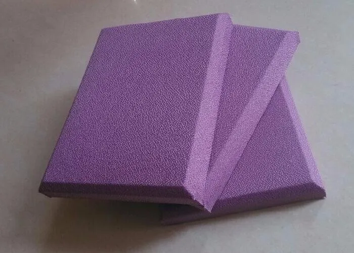 
ISO certificate decorative fabric wrapped fiberglass acoustic wall panel 