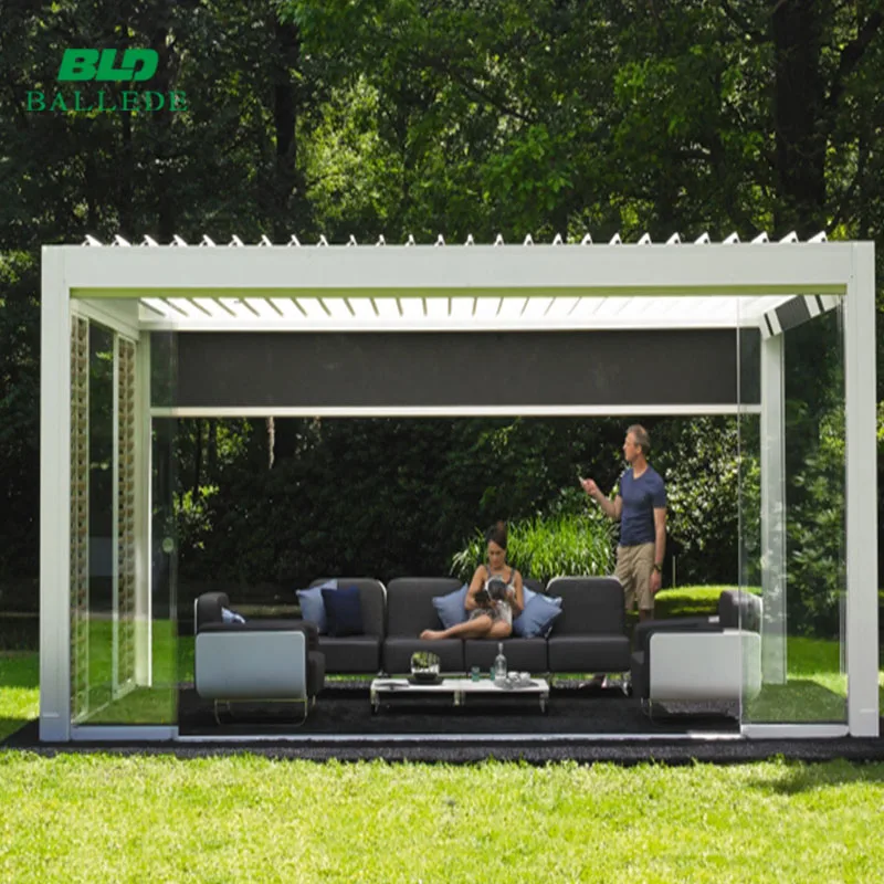 outdoor rainproof sunshade terrace gazebo