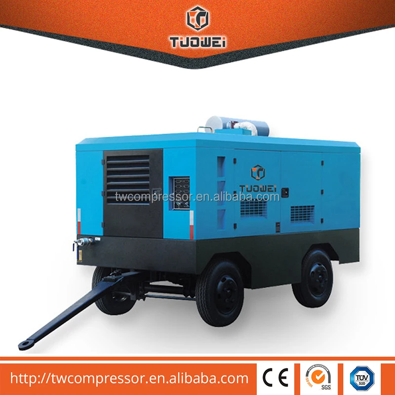 17/14. 5 600cfm 210psi дизельный двигатель винт тип мобильный воздушный компрессор