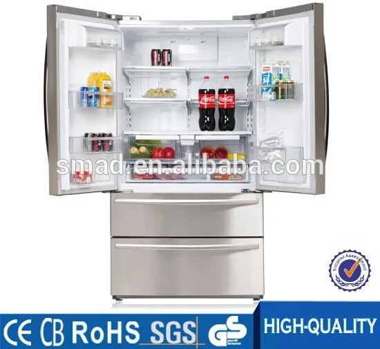 большие возможности французские двери домашний холодильник