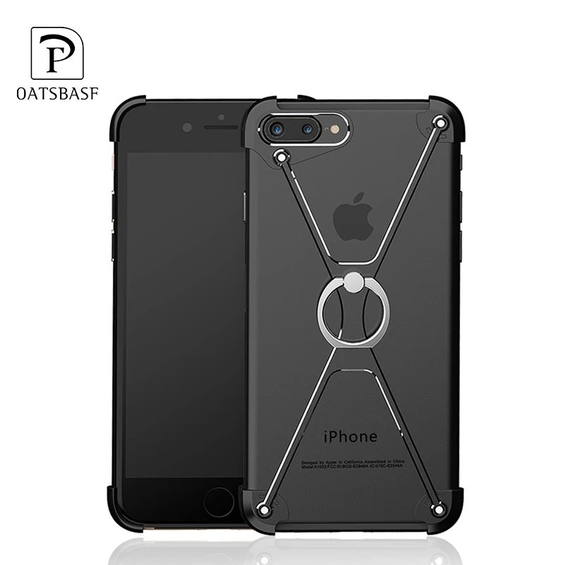 Уникальный творчество X Металлический бампер алюминий сплав рамки Телефон чехол для Apple iPhone 7 8