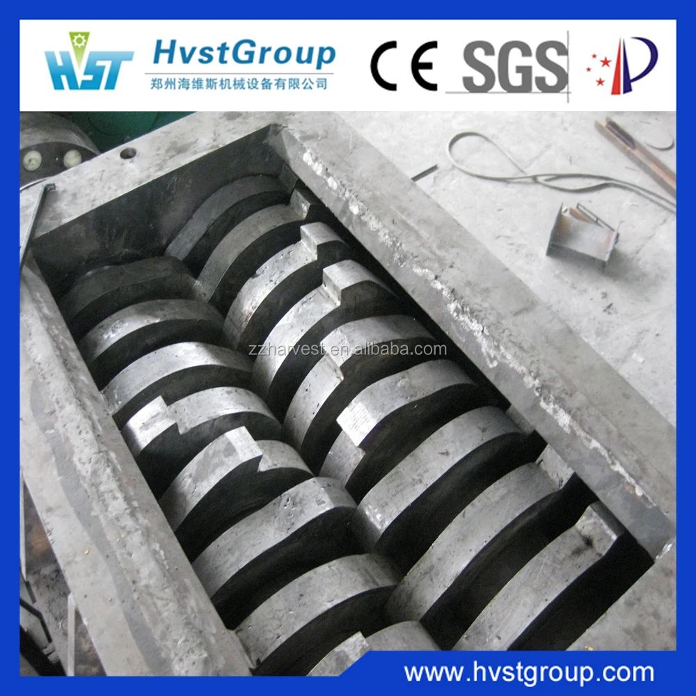 used tire shredding machine for rubber powder, large capacity !