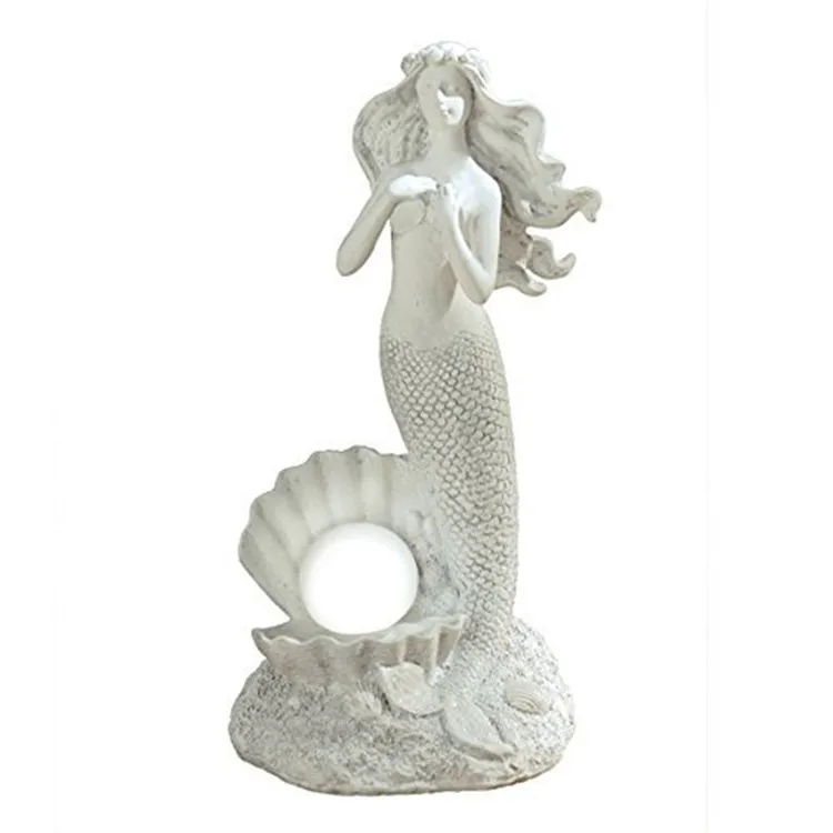 Hot Sale Personalized Handmade Solar Mermaid Figurine
