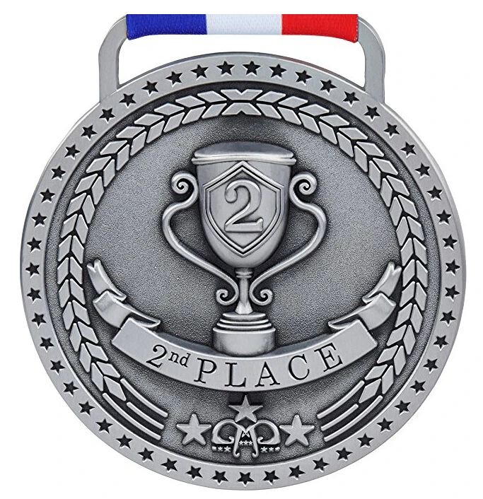 cheap metal blank ribbon hanger Gold Silver Bronze Sports Medals Custom Medal