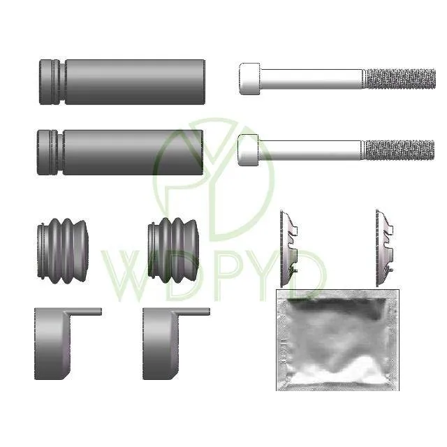 WHOLESALE BRAKE CALIPER GUIDE SLEEVE KIT GUIDE PIN KIT FOR IVECO DAILY 060623 BRT6120416 BTI71003 WITH CHEAP PRICE