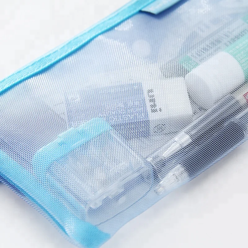 school supplies japanese girls slim kawaii plain pouch pencil case with zipper