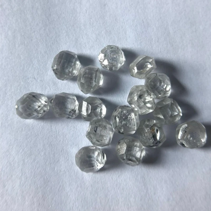 0.01-5.0 ct HPHT CVD lab created uncut diamond DEFGHI color rough diamond unpoished  price per carat