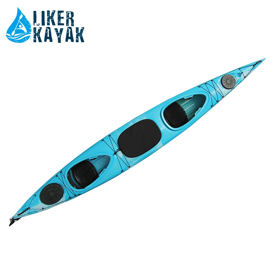 WEEKEND FUN 3 Person Sea Kayak Pesca plastic racing kayak with CE