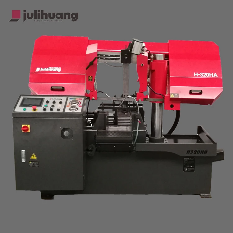 
High Quality JULIHUANG Automatic OEM/ODM Industrial Iron Metal Steel Cutting Custom CE ISO Horizontal CNC Band Sawing Machine 