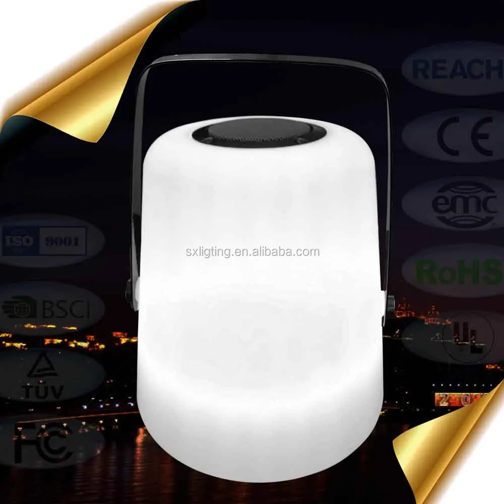 
Bluetooth Handle LED Lantern / Bluetooth RGB Color Changing Handle LED Lamp 