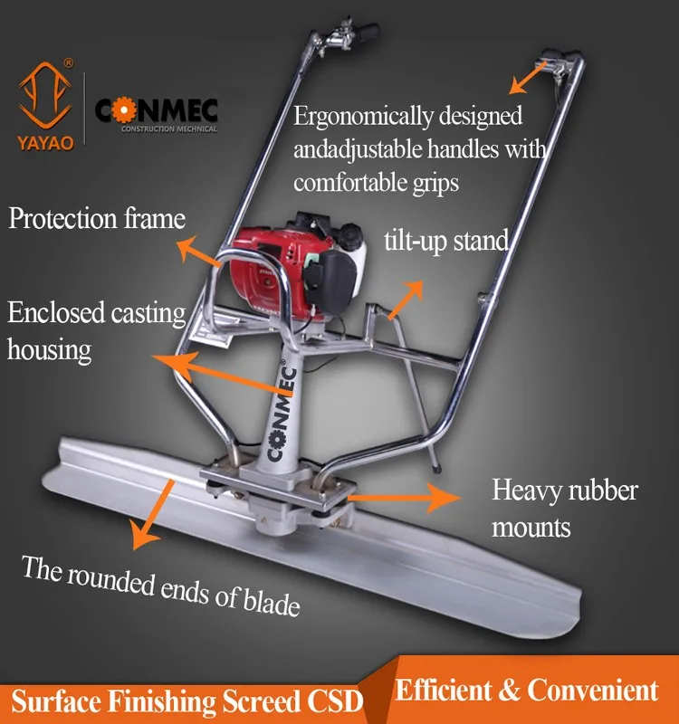 Conmec Hot Selling Concrete Vibrator Screed CSD-4
