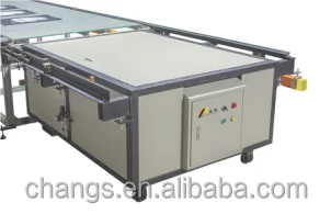 SPT automatic flat bed screen printing machine for plastic sheet/leather/Textile