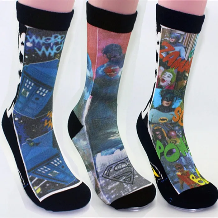 Spandex / Polyester Sporty  Custom Sublimation Socks, Wholesale Knitted Technics Polyester Tie Dye Sublimation Socks
