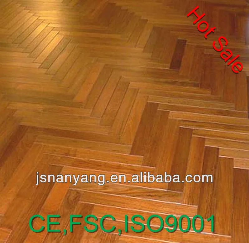 Multi-layer Engineered Wood Burma Teak Price Parquet Flooring With CE,FSC,ISO certification