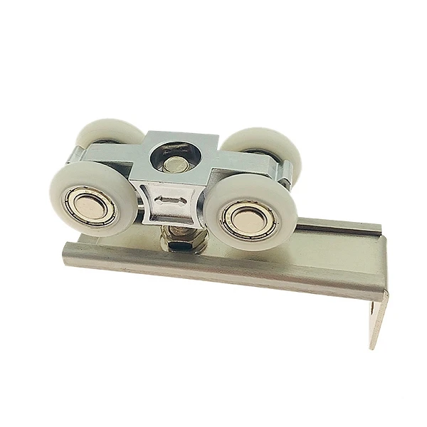 Barn Garage Gate Wood Door Sliding Glide Guide Hanging Wheel Rollers With Sliding Door Track Rail