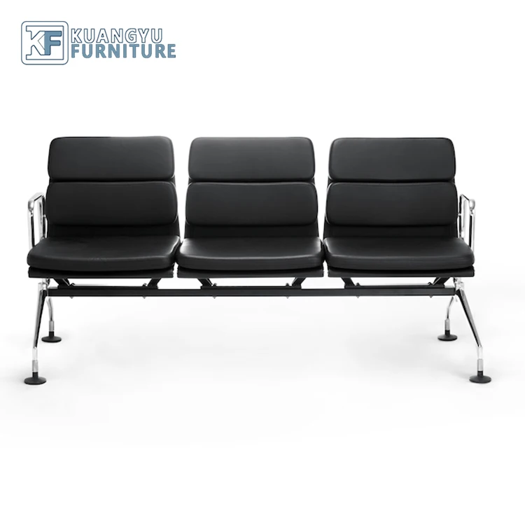 Public airport waiting chair, modern design waiting chair,upholstered waiting room chair