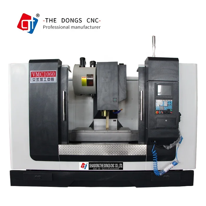 3 оси 4 оси cnc вертикальный обрабатывающий центр с ЧПУ VMC1060