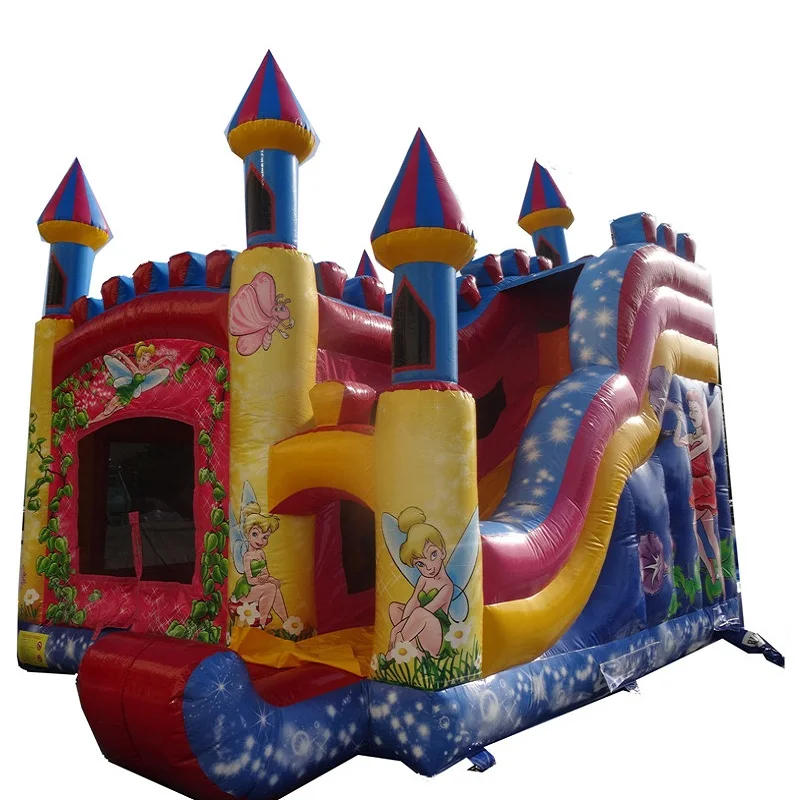 Cheer Amusement bouncy fun city inflatable bounce castle slide
