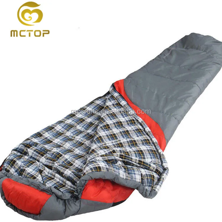 winter new production beautiful cotton ultralight goose down mummy  outdoor travel emergency camping sleeping bag