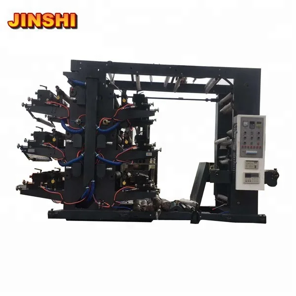 
Low Price T-shirt Bag Flexographic Printing Machine for Shopping Bag Flexo Paper Printer 
