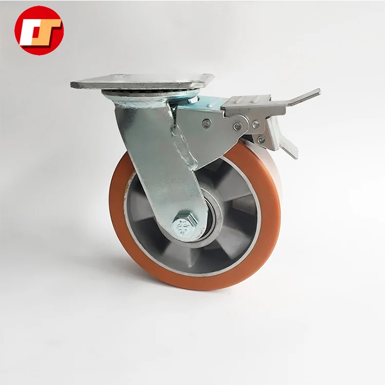 ODM OEM Custom Caster Wheel Heavy Duty Durable Swivel PU Caster