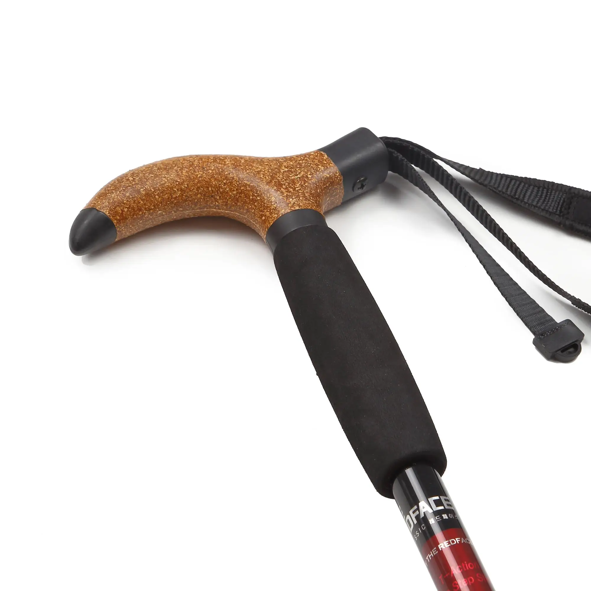 
Collapsible ultralight wood handle Aluminum old man walking stick 