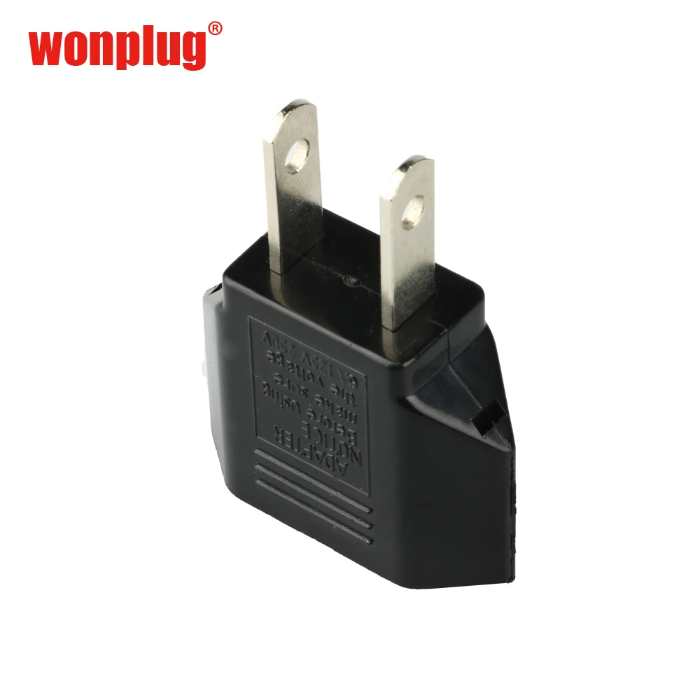 
Wonplug High Quality Europe to USA CE & RoHS Certificate EU to US portable Converter travel Adaptor Plug/travel Plug Adapter Wonplug High Quality Europe to USA CE & RoHS Certificate EU to US portable Converter travel Adaptor Plug/travel Plug Adapter