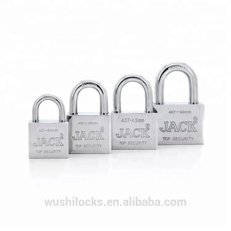 
High quality cheap warehouse furniture chrome plated van square type iron padlock 