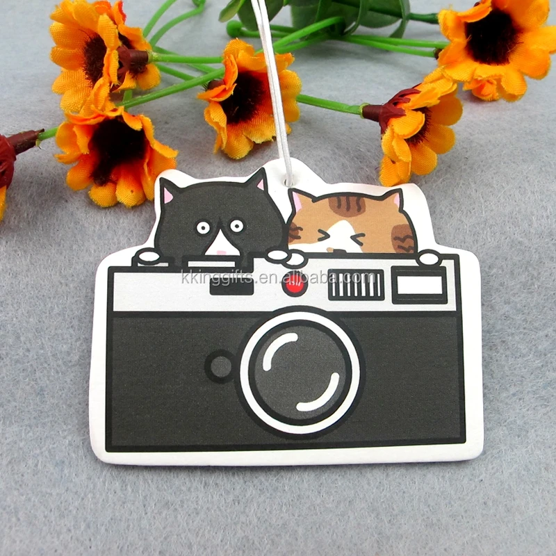 Custom made wholesale OEM airfreshner for car hanging air freshener paper
