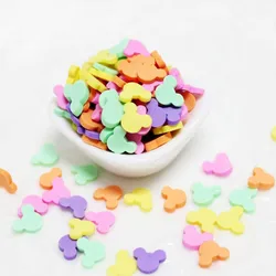 Cute Multi Color Mouse Polymer Clay Sprinkles Sweets Decor Parts Clay Flatback Cabochon Simulation Food Decoration