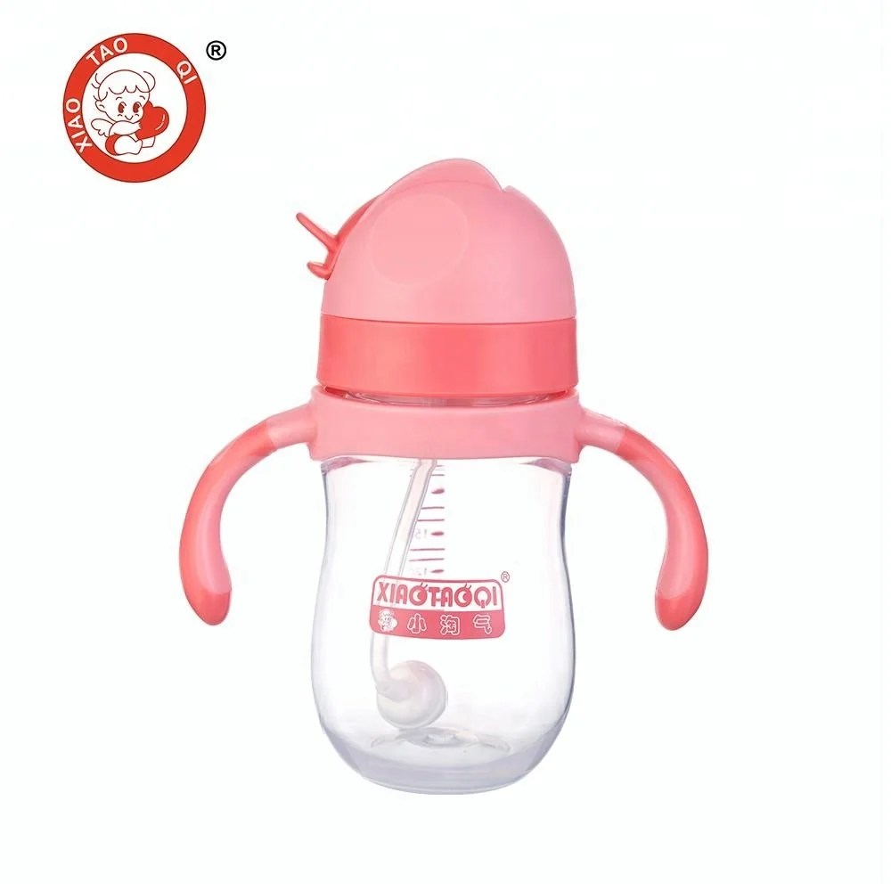 
300ml Best selling product plastic baby training water bottle sippy drinking cup 
