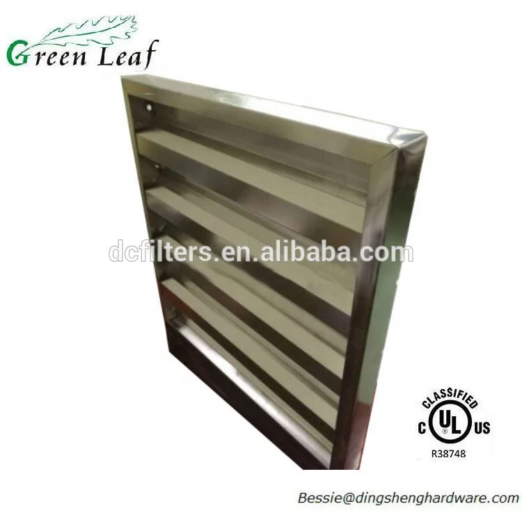 Stainless Steel T type Baffle Grease Filter