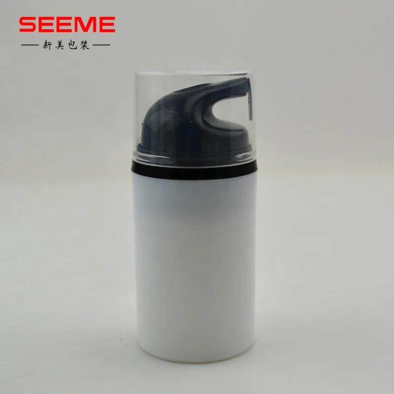 empty white plastic body lotion bottle cosmetic lotion pump bottle airless pump bottle 30ml 50ml 80ml 100ml 120ml 150ml