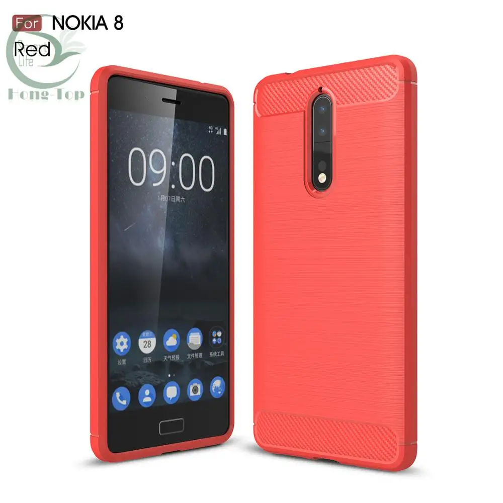 Soft TPU back cover anti explosion phone case for Nokia 8