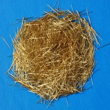 
13mm copper coated micro steel fiber for concrete reinforcement 