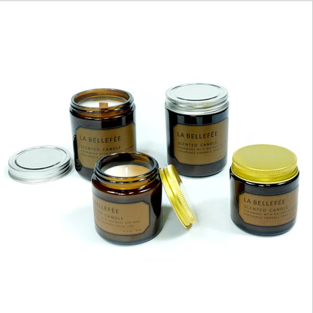 wholesale luxury Vintage candle jar aromatherapy soy  aroma candle scented
