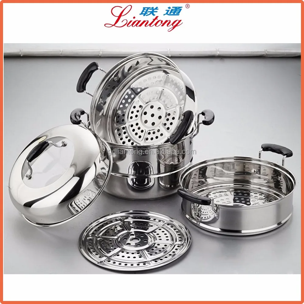 Китай поставщика новые продукты кухня котелок для приготовления пищи набор посуды из нержавеющей стали пароход горшок