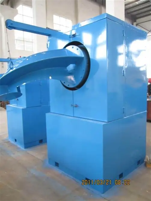 
Elephant nose type wire take up machine 