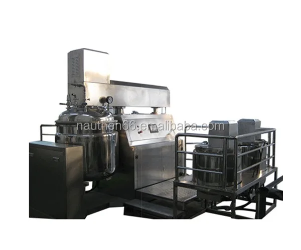 Ointment making machine 150L lift type vacuum emulsifying mixer