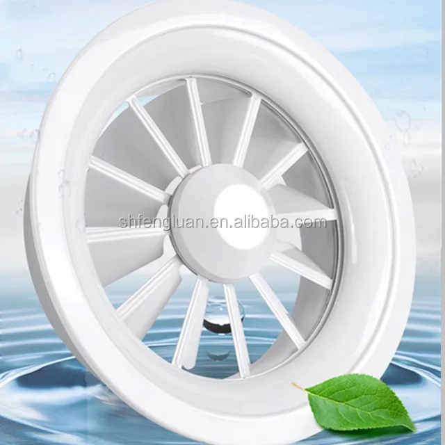 factory direct HVAC system air conditioning ceiling spiral wind flow mouth