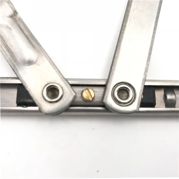 South African market hot sale 13.5mm Square Groove Stainless Steel Friction Stay Bar Hinges for UPVC casement window