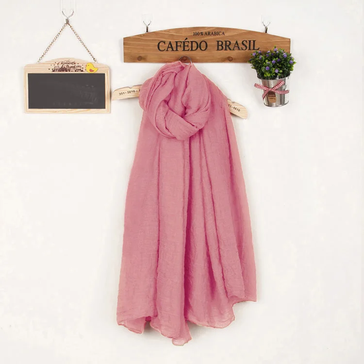 Wholesale Stock New Design Printing Shawl Women Cotton Lady Hijab Scarf