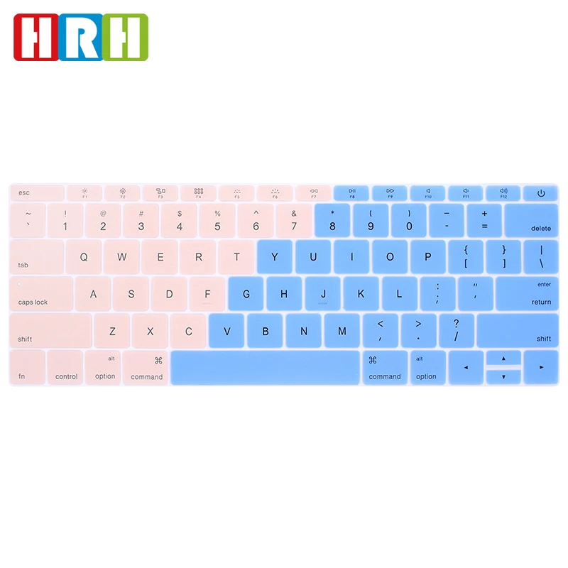 английский в крышки клавиатуры силикона для apple для mac book retina 12 Английская версия