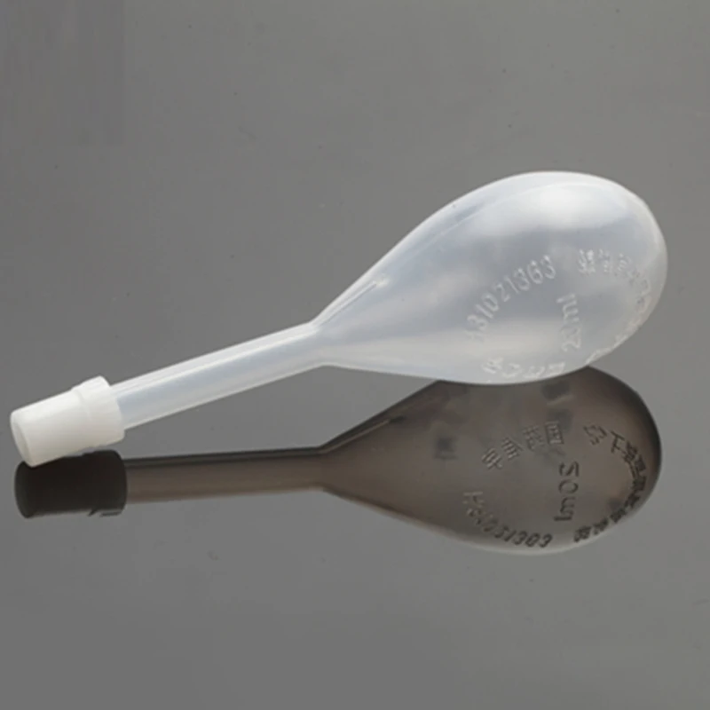 20ml LDPE Transparent round glycerine enema bottle plastic container