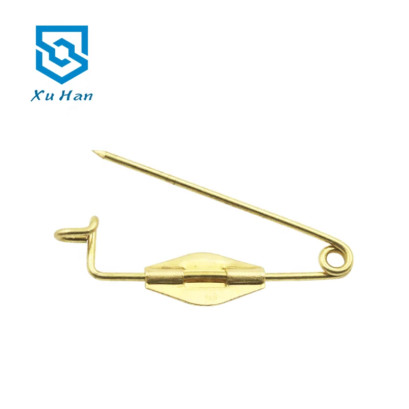 Factory direct sales high quality copper safety pins for badges