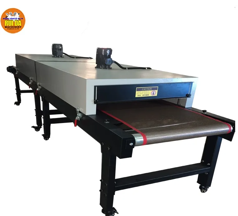 Инфракрасная сушилка-туннель длиной 400 см, сушильная машина-туннель для футболок