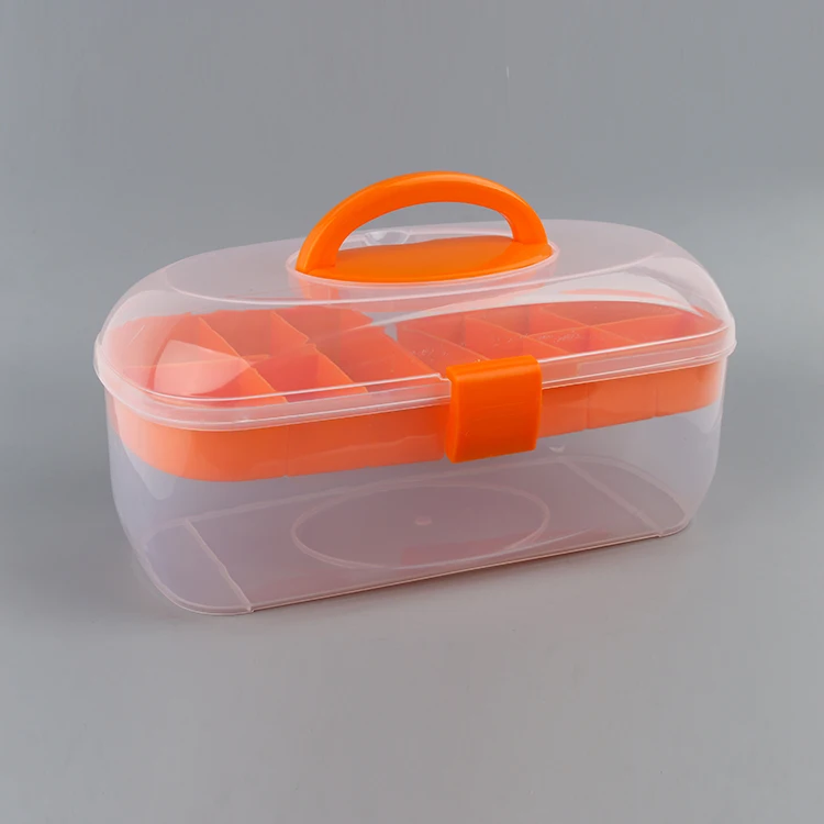 High Quality Portable Multi-function Tool Storage Box Large Oval Storage Toolbox