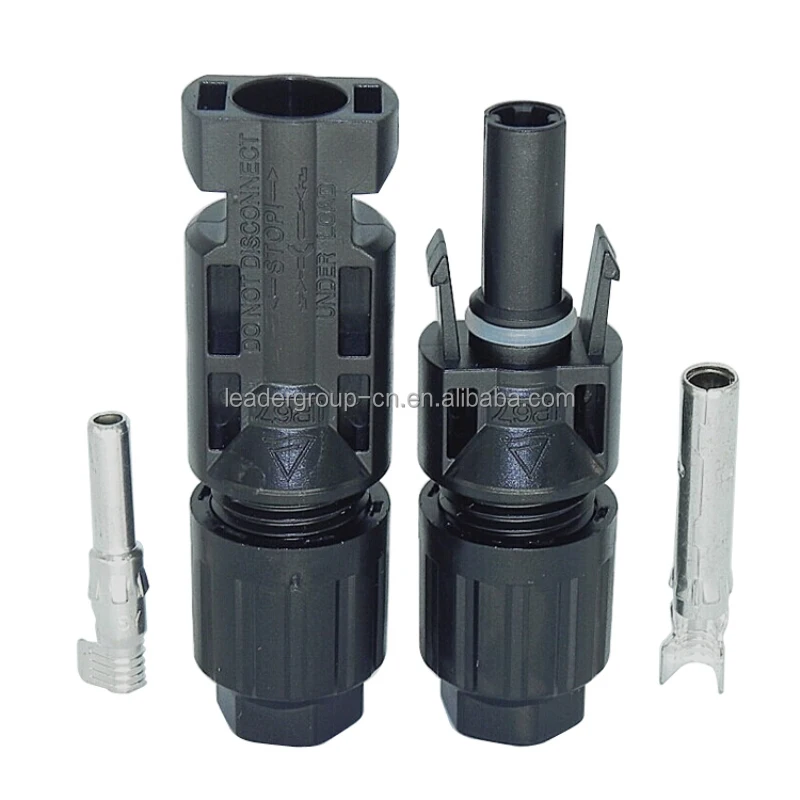 25 Years Warranty IP68 Waterproof Solar Connector Male and Female Plug Solar Panel Connector for Photovoltaic Cable Extension