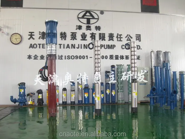 AT300 QJ370 series deep well usage electric submersible motor pumps